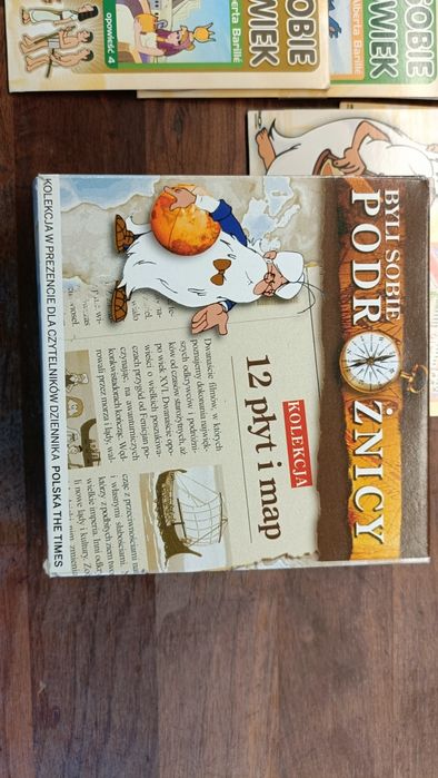40płyt Był sobie człowiek 26VCD + Byli sobie podróżnicy12VCD + 2mapy