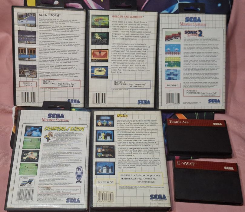 Jogos Sega Master System (baixa de preço!)