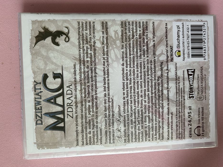 Dziewiąty Mag. Tom 2. Zdrada. A.R. Reystone Audiobook folia