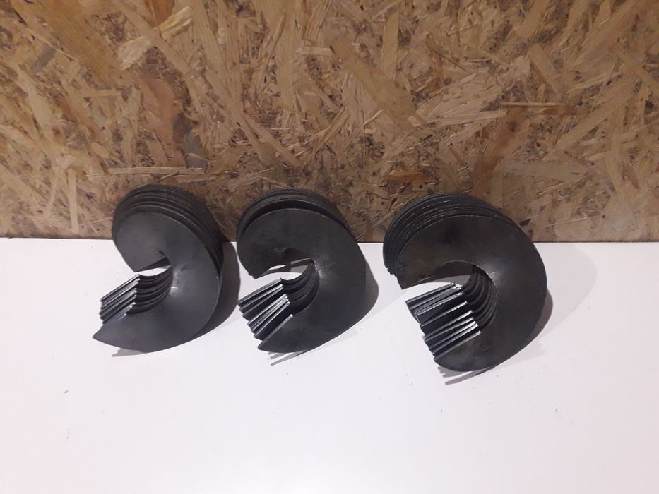 Сегменты шнека, спираль шнека, виток шнека, шнековый транспортер.