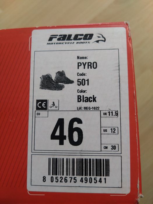 Buty Falco, sneakersy motocyklowe NOWE