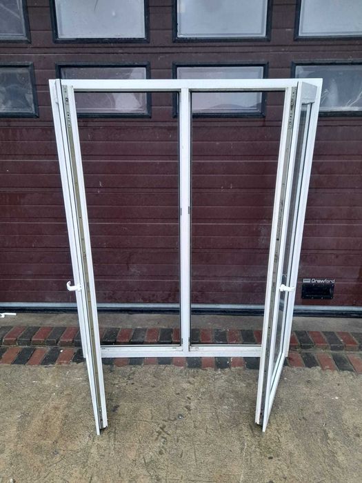 Okna wysokie dwuskrzydłowe 148x185 pcv plastikowe DOWÓZ CAŁY KRAJ