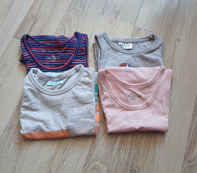 Cztery koszulki chłopięce, rozmiar 98/104