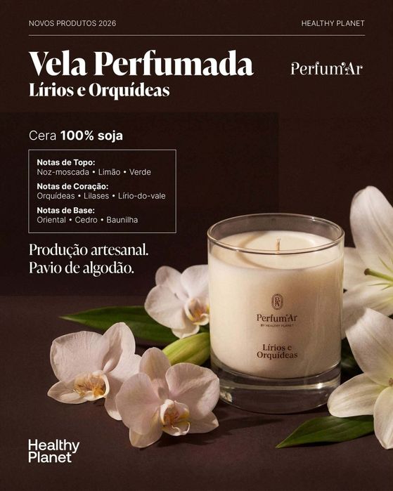 Perfumes e velas para o lar