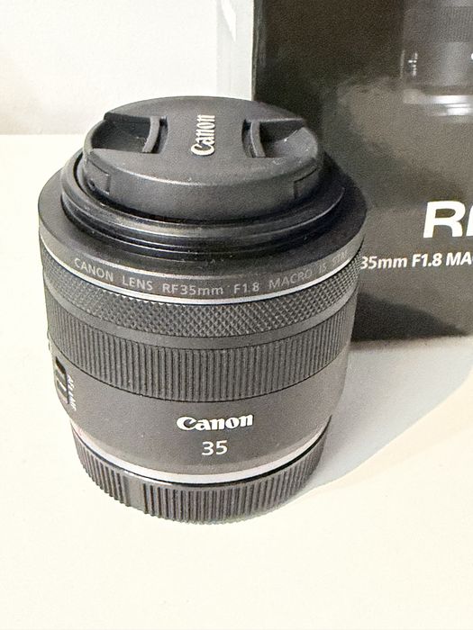 Nowy obiektyw Canon RF 35 mm F 1.8 Macro IS S