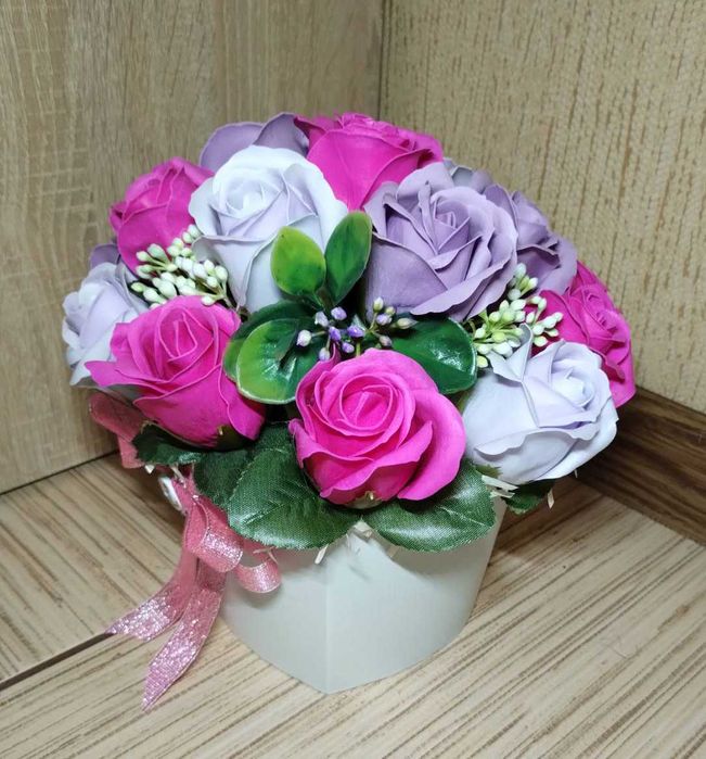 Букет мильні квіти "Ніжність" мильні букети подарунок