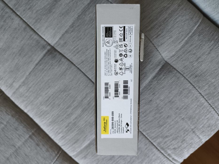 Słuchawki bezprzewodowe Jabra Evolve 2 65 USB C mikrofon nowe