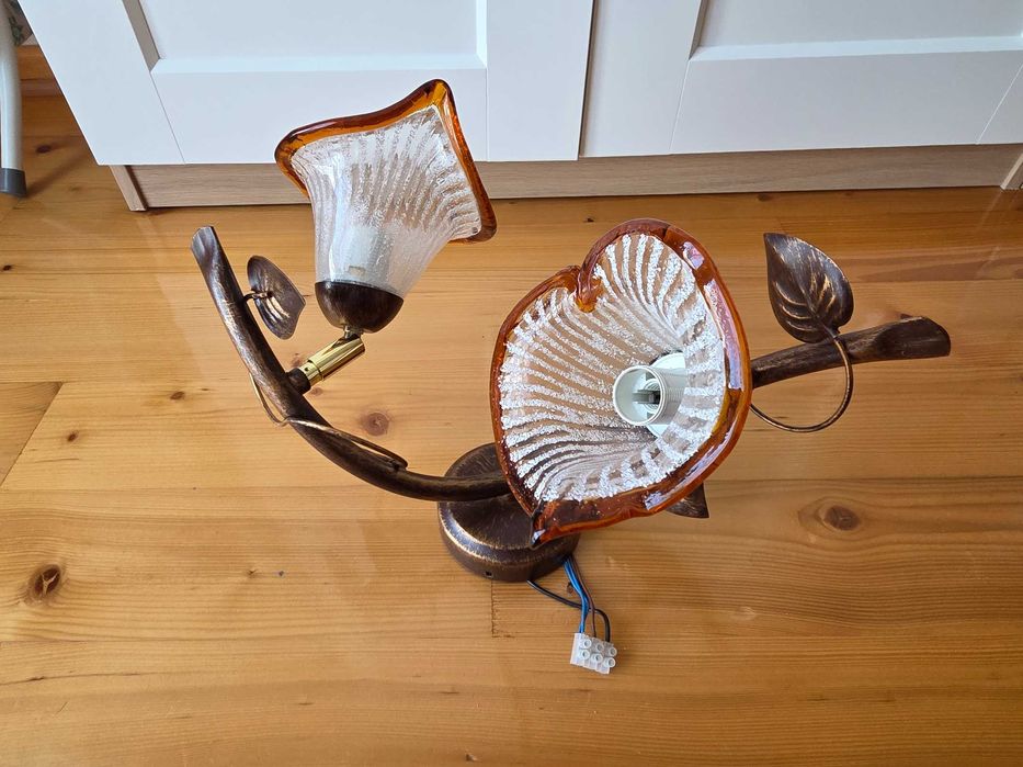 Żyrandol metalowy 2 x E14