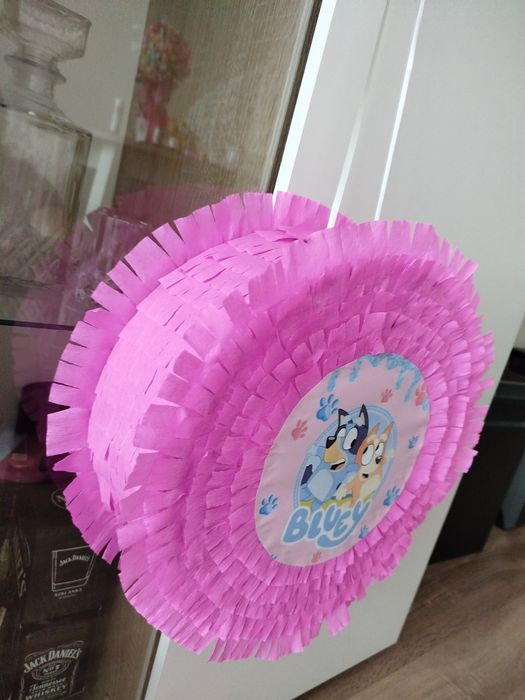 Piniata Bluey i Bingo różowa