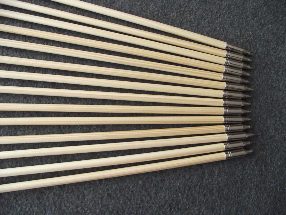 30-35 świerk  nr 569 Komplet 32" strzał do łuku strzała drewniana