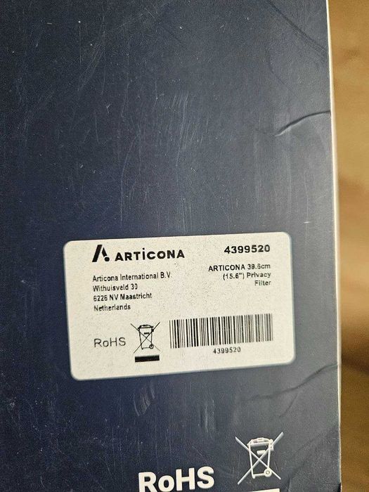 Filtr prywatyzujący na ekran ARTICONA 15,6" | Ochrona prywatności