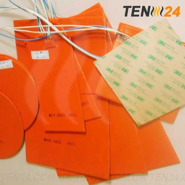 Гріючі пластини силіконові тонкі, еластичні під індивідуальні розміри