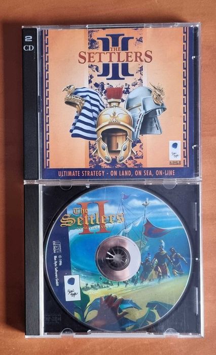 The settlers versão 2 e 3 CD-ROM