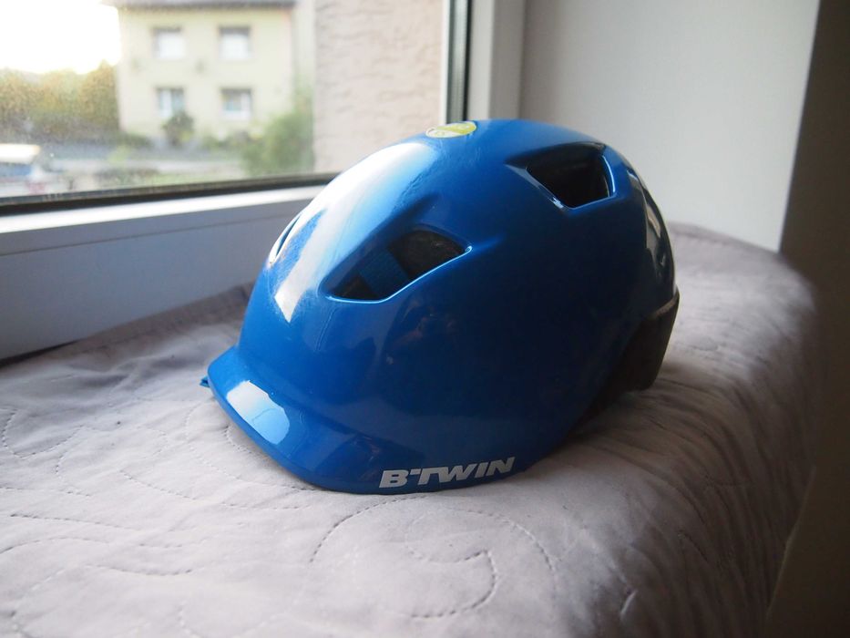 Kask dla dziecka XS (48-52 cm) BTwin niebieski