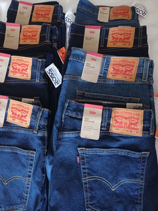Nowe spodnie jeansy Levi's Strauss oryginalne w najlepszej cenie