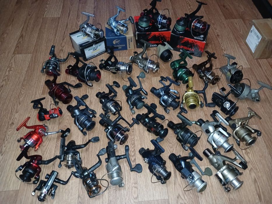 Котушка для риболовлі для фідеру, карпова, спінінгова