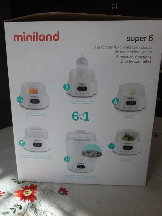 Esterilizador  de biberões super 6 Miniland