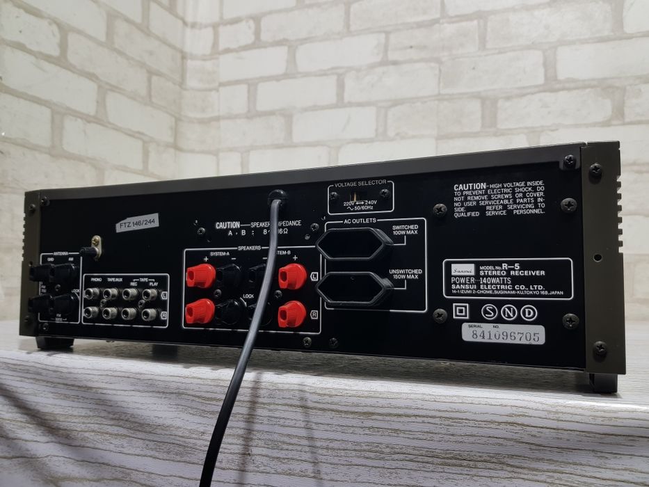 Стерео ресивер SANSUI R 5,*2x25 Вт, б/у з Німеччини