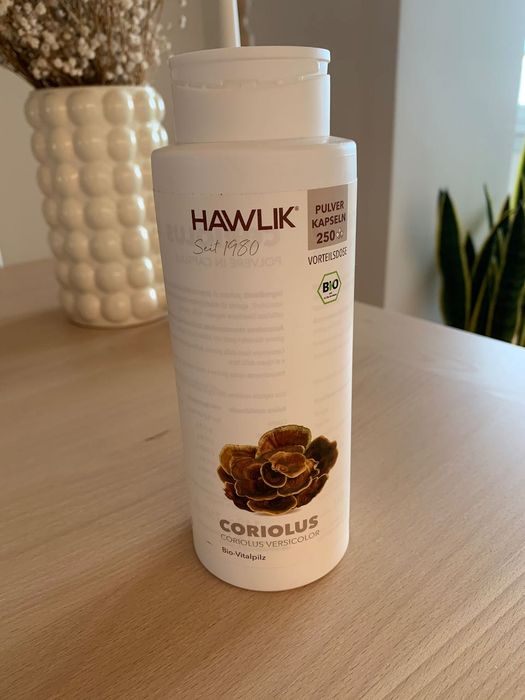 Proszek Z Grzybów Coriolus W Kapsułkach - Hawlik - 250 kapsułek