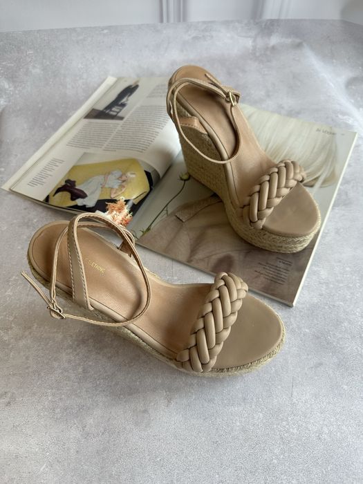 Женские босоножки на платформе/танкетке • Плетёные • Новые • 38–41