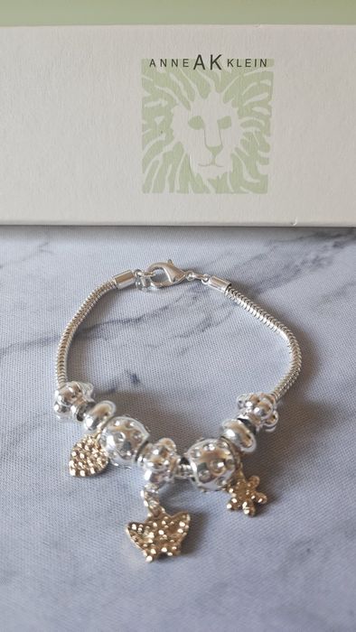 Anne Klein bransoletka damska a'la pandora charms. Nowa