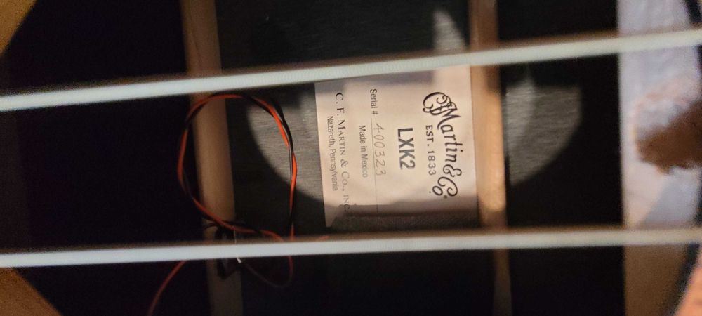 Gitara akustyczna Martin LXK 2   znakomita gitara podróżna z pokrowcem.