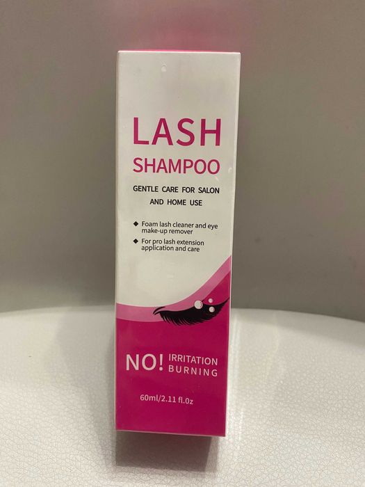 Nowy Szampon do Rzęs w Piance 60ml – Delikatny, Bez Olejów