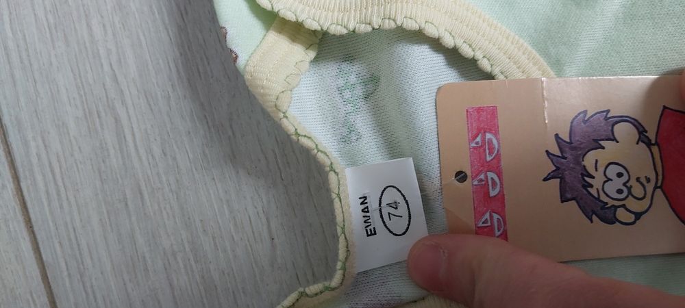 Śpiochy spioszki niemowlęce zielone 74 ewan
