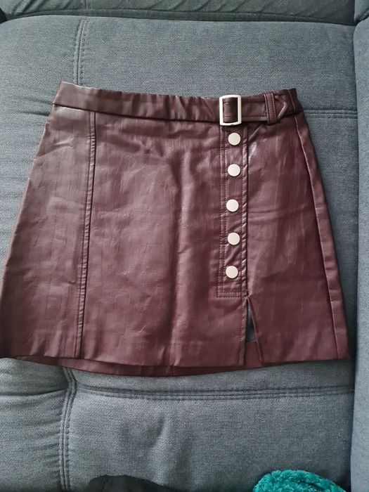 Spódniczka ekoskóra Bershka rozm. S