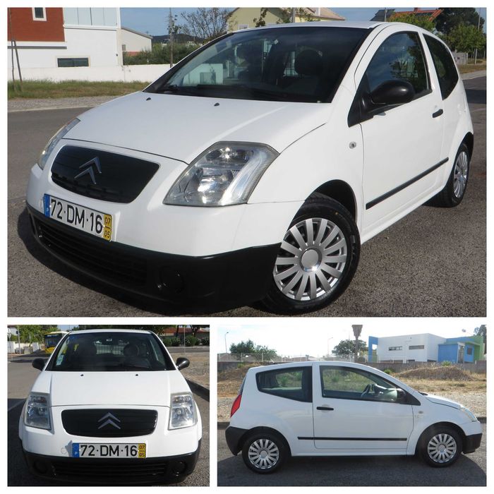 Citroen C2 1.4 Hdi diesel – Versão comercial - Ar condicionado - Revisão - Poucos kms - EXCELENTE!