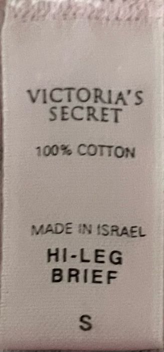 Figi Damskie Victoria’s Secret S nowe różowo beżowym