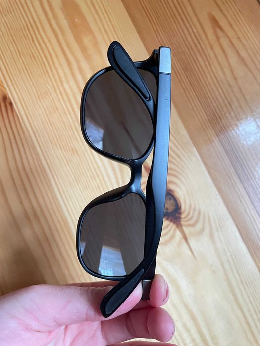 Okulary przeciwsłoneczne damskie sportowe czarne UV400 nowe
