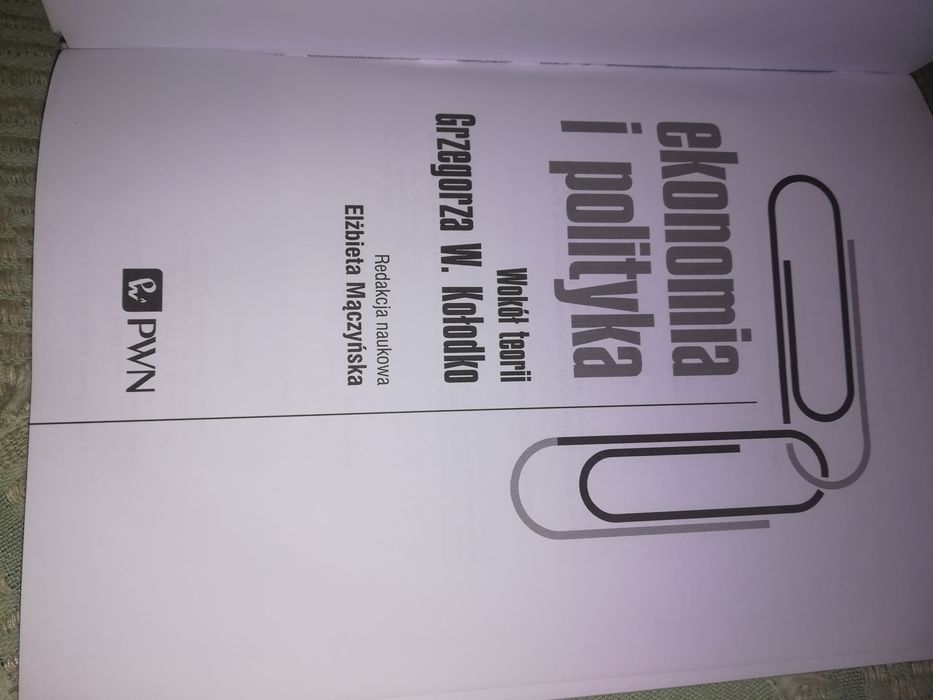 Elżbieta Miączyńska "polityka i ekonomia"
