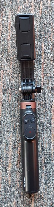 Kij selfie stick statyw Telesin z uchwytem na telefon