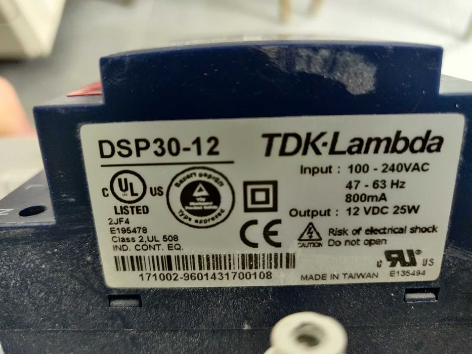 DSP-30-12 - Zasilacz na szynę DIN, 12V, 2.1A, 25.2W, TDK-Lambda