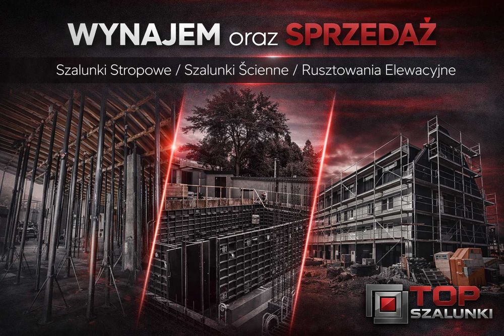 Wynajem szalunków stropowych i ściennych
