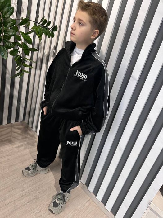 Детский теплый велюровый костюм/Дитячий теплий велюровий  костюм FОMО