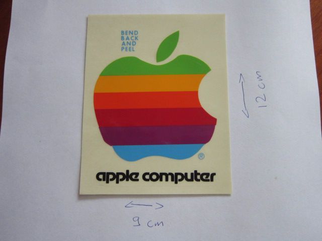 Apple - Naklejka - Oryginalna - Duża