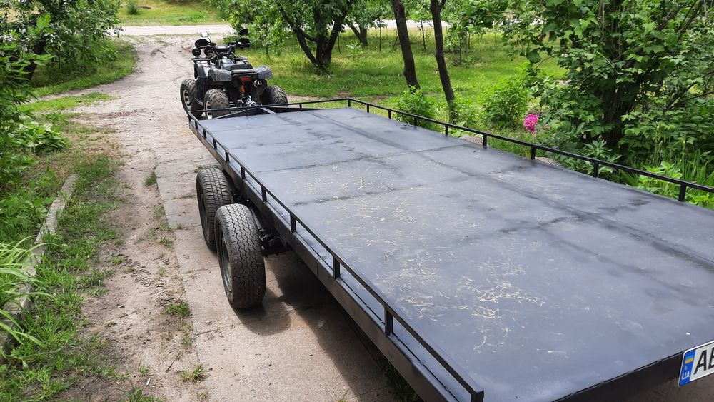 Прицеп-платформа для вуликів прицеп для ульев прицеп для пчёл