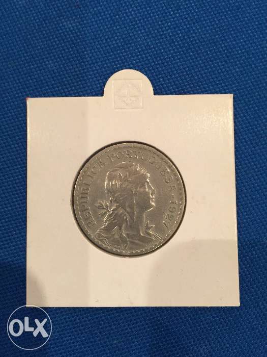 Moeda Fantástica - 1 Escudo de 1927 (Alpaca)