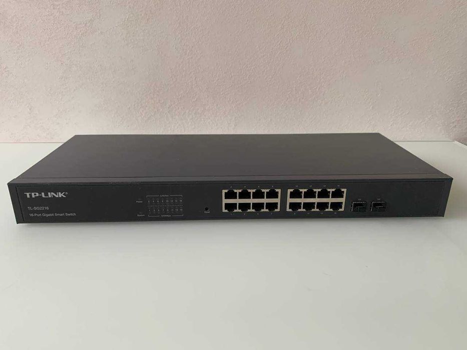 Керований комутатор TP-LINK TL-SG2216, 16 портів, 2*SFP