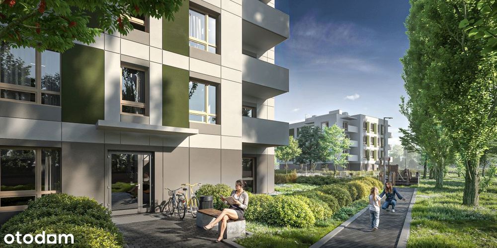 3-pokojowe mieszkanie 62m2 + ogródek Bez Prowizji