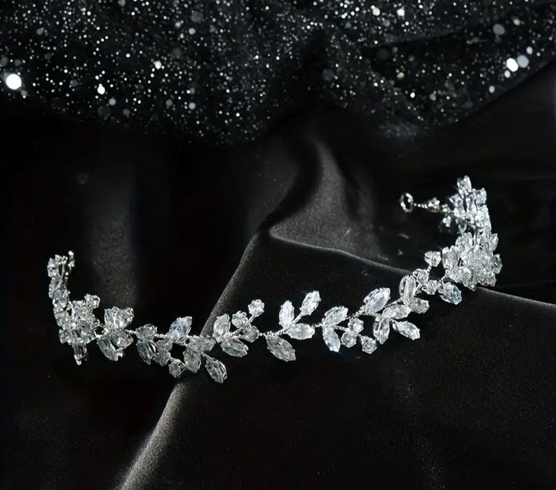 Весільний гребінець з квітами