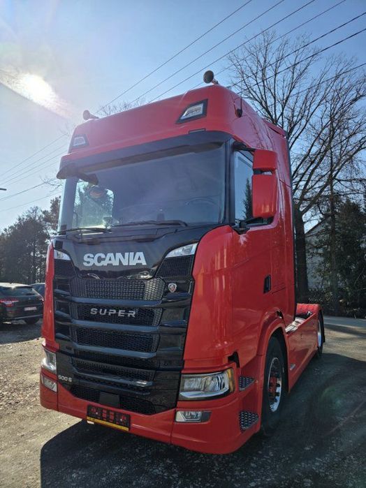 Scania S 500/Xenon-Led/Navi/KlimaPostojowa/  OsłonyMiedzyosiowe/23r/4poduszki/
