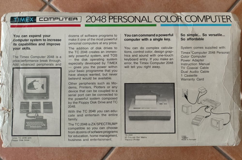 Computador Timex Computer 2048