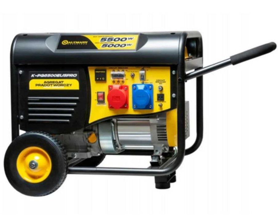 Генератор бенз 1 та 3 фази-окремі Kaltmann K-PG6500PRO 5,5кВт номінал