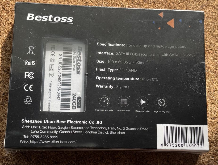 SSD Bestoss 240GB | ссд 240 гб | НОВИЙ!