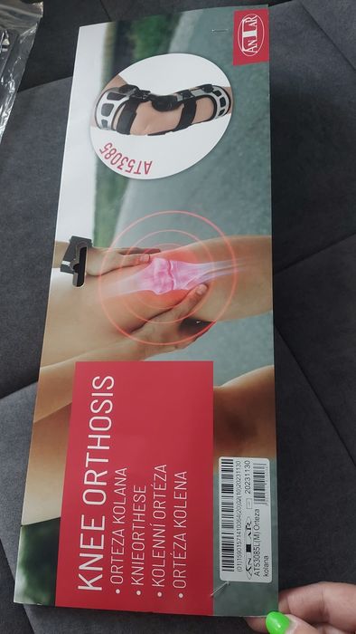 Orteza na lewe kolano