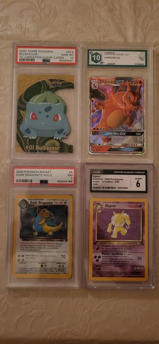 Cartas graduadas slabs psa 7, psa 10, graad 10, CGC 6