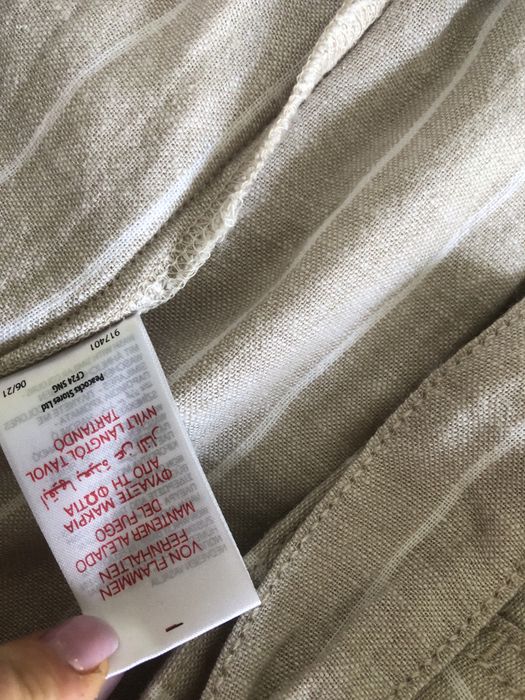 Bezowe w paski spodenki szorty damskie